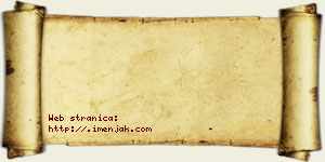 Nevena Jakupi vizit kartica